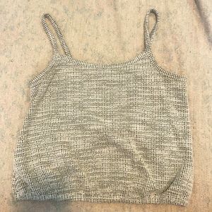 LOFT CROPPED KNIT TANK (XS)